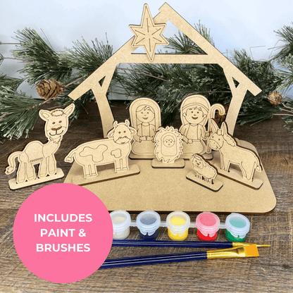 Paint Your Own Nativity Scene (PRE-ORDER)