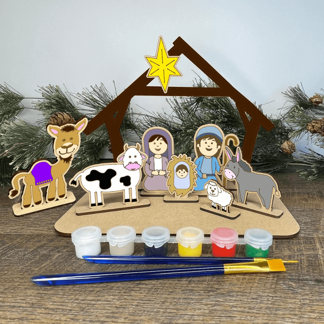 Paint Your Own Nativity Scene (PRE-ORDER)