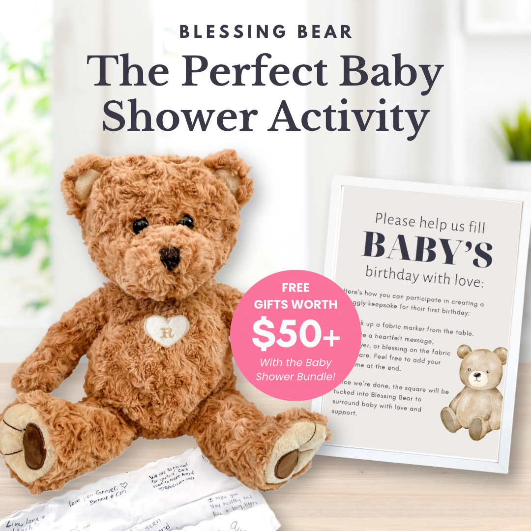 Toffee Blessing Bear Baby Shower Bundle