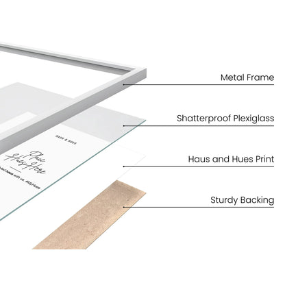 White Tabletop Frame