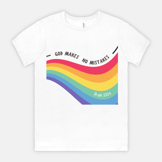 Camiseta unisex blanca del mes del orgullo