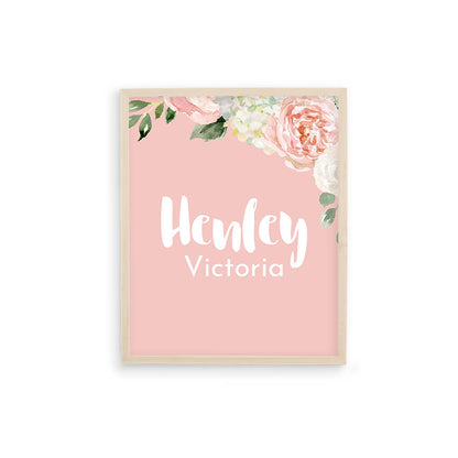 Dark Blush Name Print