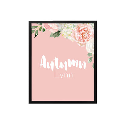 Dark Blush Name Print