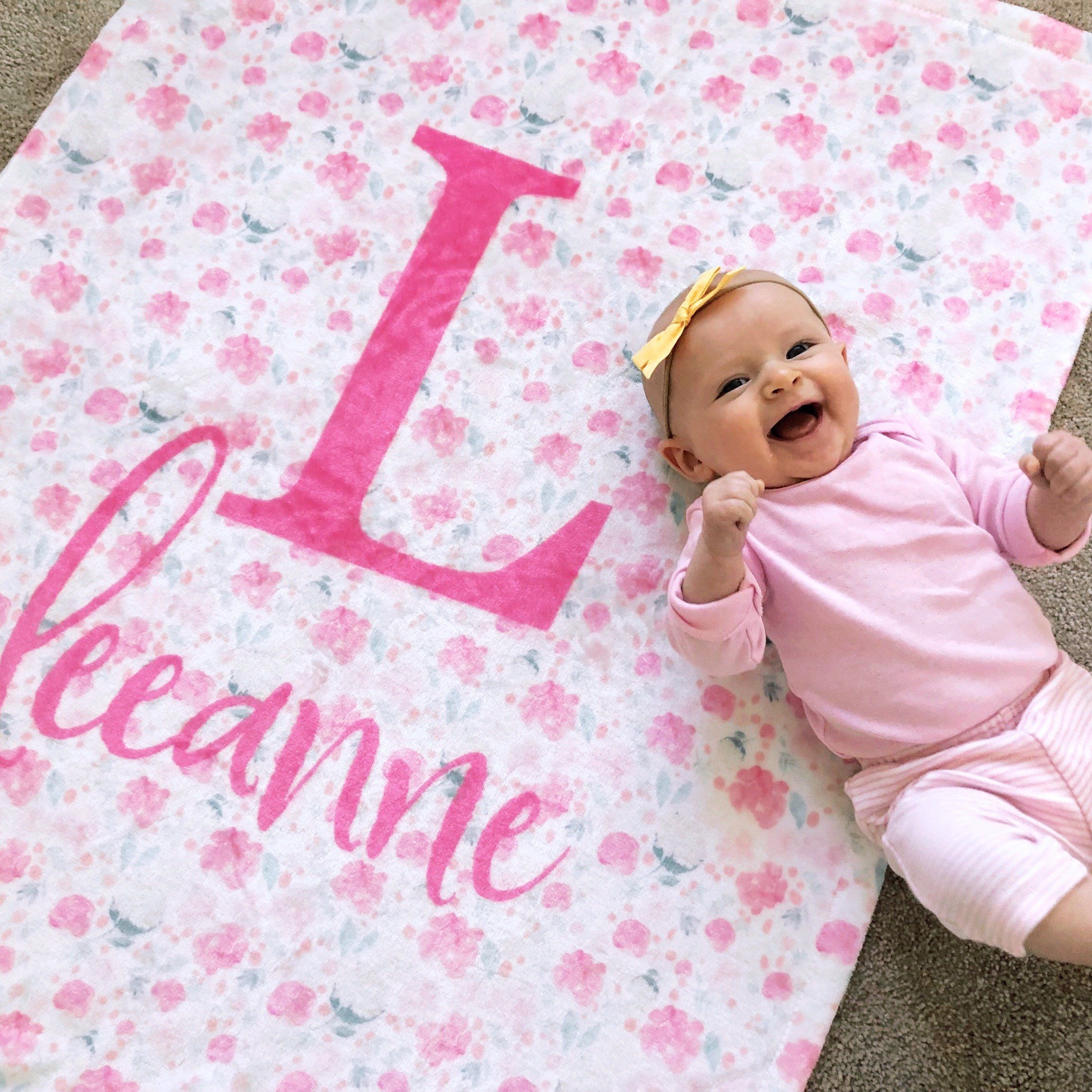 Personalized best sale lovey blanket