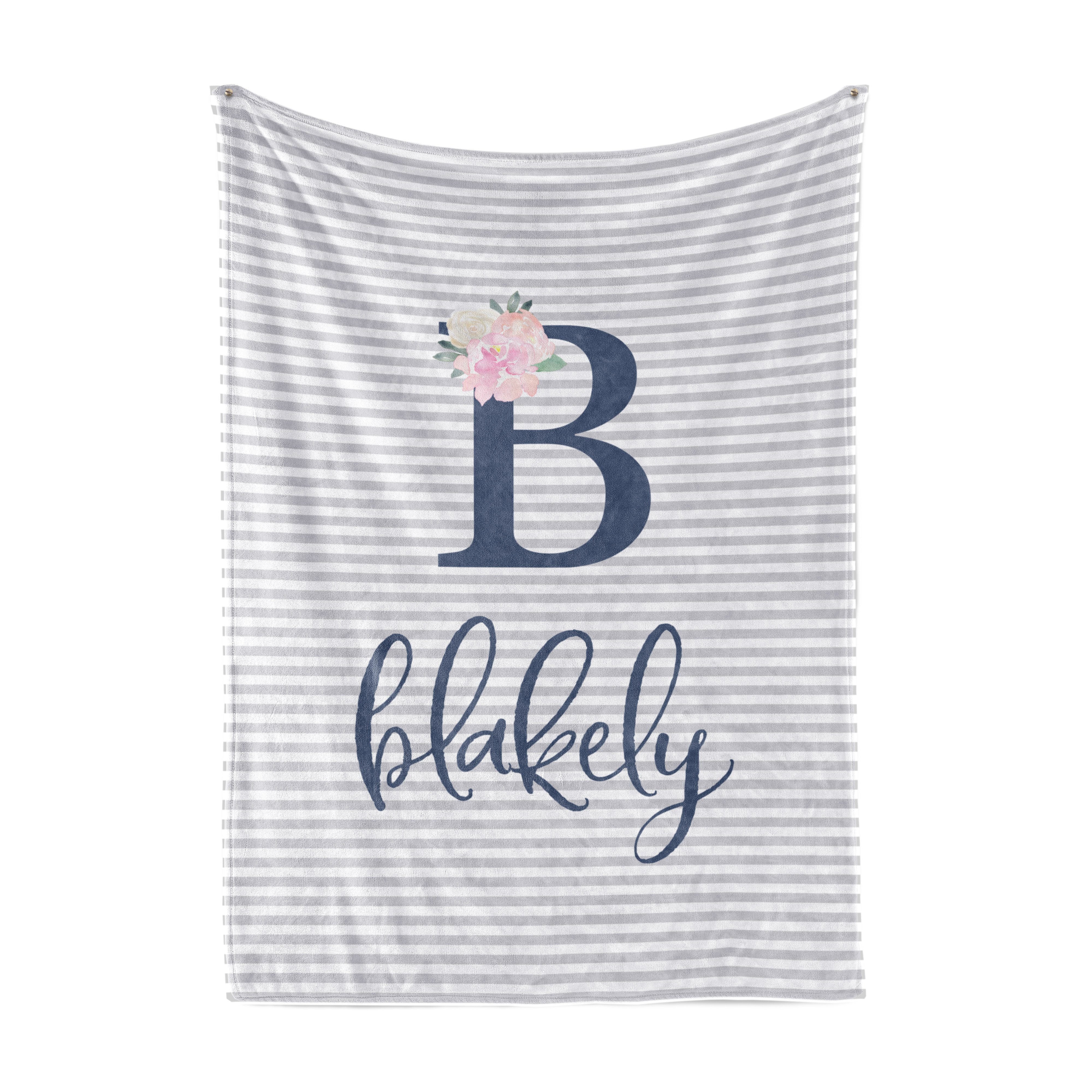 Navy best sale baby blankets