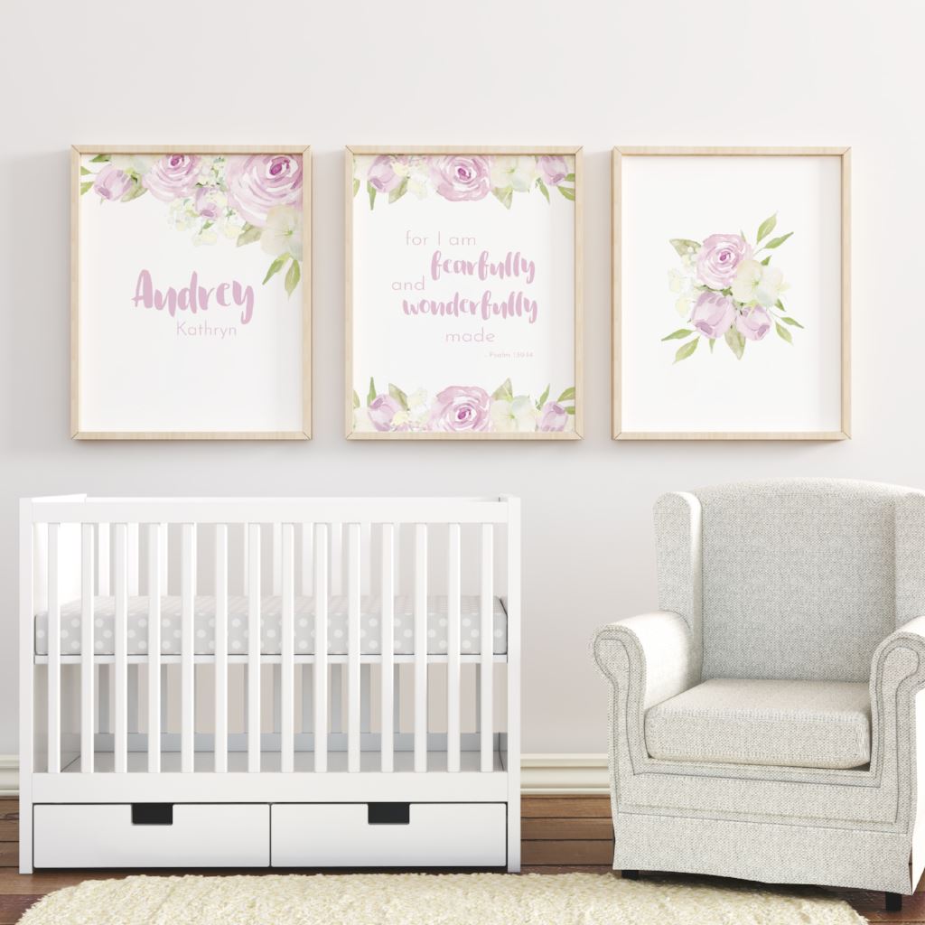 Nursery Wall Decor for a Girl