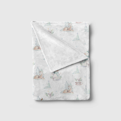 Snowman Blanket Baby Blankets TheGracefulGoose